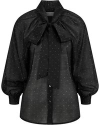 Nicowa - Festawi Blouse Met Strikdetail - Lyst