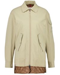 Moncler - Jassen ,Katoen Felci Padded Cotton Shirt Jacket - Lyst