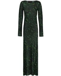 Cortana - Seiden sonora print kleid - Lyst