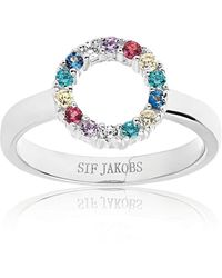 Sif Jakobs Jewellery - Anello piccolo elegante con pietre cz - Lyst