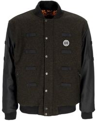 DOLLY NOIRE - Jassen ,Zwart ,Wol Corporate Bomber Jack Zwart - Lyst