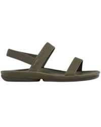 Camper - Schoenen ,Zwart ,Leer Right Isla Sandal - Lyst