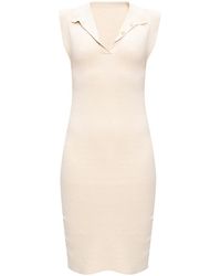 Jacquemus La Robe Santon Linen Dress - Naturel