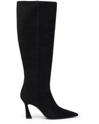 Stuart Weitzman - Schoenen ,Zwart ,Vinnie Zip Boot 85 - Lyst