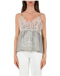 Maurizio Mykonos - Sleeveless Tops - Lyst