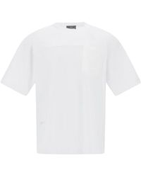 Herno - Tops ,Wit ,Nylon Compact Jersey And Nylon Maestro T-Shirt - Lyst