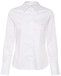 Inwear - Overhemden ,Wit ,Katoen Klassiek Wit Overhemd Met Slim Fit - Lyst