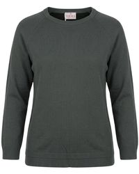 Marella - Truien & Vesten ,Groen ,Emmtunica Gebreide Top - Lyst