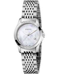 Gucci - Ya126510 G-Timeless Parelmoer Horloge - Lyst