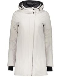 Herno - Gewatteerde Jas Met Capuchon - Lyst
