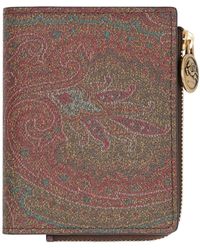 Etro - Accessoires ,Bruin ,Wallets & Cardholders - Lyst