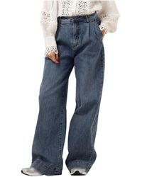 Copenhagen Muse - Jeans ,Blauw ,Katoen Wide Leg Jeans - Lyst