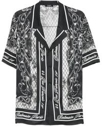 Balmain - Printed Foulard Pyjama Shirt - Lyst