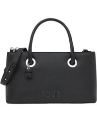 Tous - City poppy schwarze handtasche - Lyst