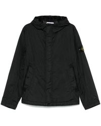 Stone Island - Windbreaker Jas Met Logo Badge - Lyst