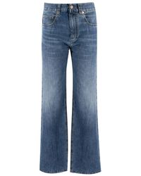 Brunello Cucinelli - Wide Jeans - Lyst