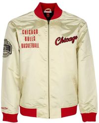 Mitchell & Ness - Chicago Bulls Nba Team Bomber Jacket - Lyst