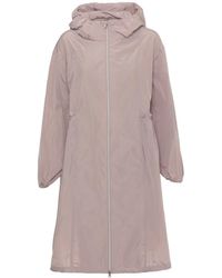 Herno - Parka Met Ruches - Lyst