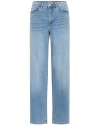 Ichi - Jeans ,Blauw ,Ihtwiggy Straight Broek 20119128 - Lyst