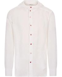 Kiton - Overhemden ,Wit ,Leer Mariano Camicia - Lyst
