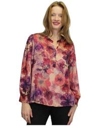 2-Biz - Elegante bluse mit rüschenärmeln - Lyst