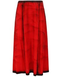 Tela - Rokken ,Rood ,Flame Stijlvolle Jas - Lyst
