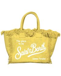 Mc2 Saint Barth - Canvas-Schultertasche Mit Reißverschluss - Lyst
