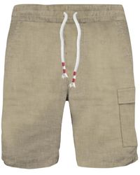 Mc2 Saint Barth - Leinen bermuda shorts verschiedene farben - Lyst