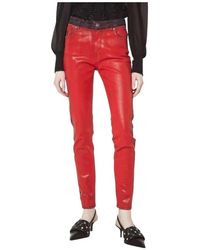 John Richmond - Leather Trousers - Lyst