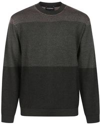 Emporio Armani - Stylischer Strickpullover Für Männer - Lyst