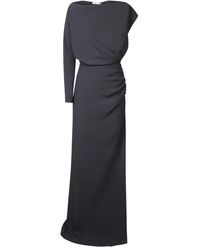 R.ev - Schwarzes Kleid Eleganter Stil - Lyst