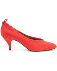 Versace - Tina Denim Pump 65 Mm - Lyst