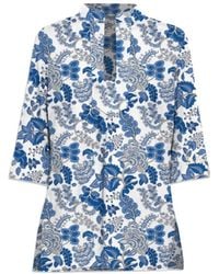 MC2 Saint Barth - Overhemden ,Veelkleurig ,Katoen Korte Bloemen Katoenen Jurk - Lyst