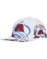 Mitchell & Ness - Colorado Avalanche Flache Schirmmütze - Lyst
