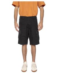 Levi's - Korte Broeken ,Zwart ,Katoen Carrier Cargo Shorts - Lyst
