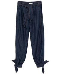 Zimmermann - Aster Denim Harem Pant - Lyst