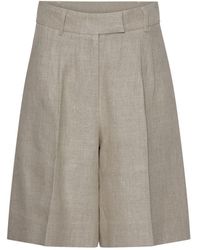 REMAIN Birger Christensen - Leinen bermuda shorts set - Lyst