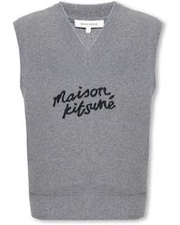 Maison Kitsuné - Sleveless Knitwear - Lyst