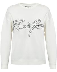 Emporio Armani - Sweatshirt with logo - Lyst