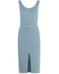 St. John - Knitted Dresses - Lyst