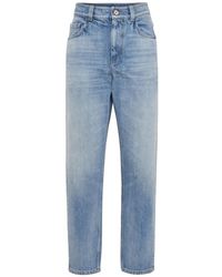 Brunello Cucinelli - Loose-fit jeans - Lyst