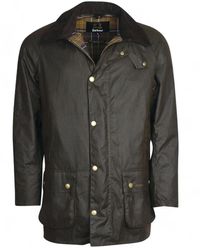 Barbour - Jassen ,Groen ,Katoen Gewaxte Katoenen Jas Met Tartan Voering - Lyst
