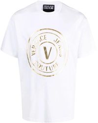 Versace - Weiße t-shirts polos für männer - Lyst