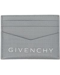 Givenchy - Hellgraue kartenhalter brieftasche - Lyst