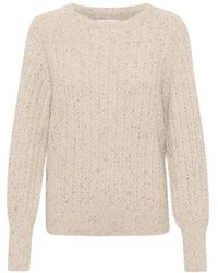 Part Two - Truien & Vesten ,Katoen Natural Nepse Knit Sweater - Lyst