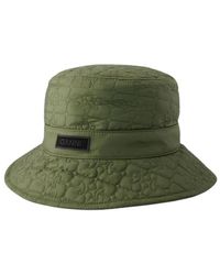 Ganni - Gepolsterter tech bucket hat - khaki - Lyst