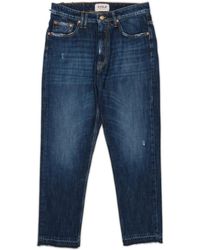 CYCLE - Jeans ,Blauw ,Denim Lucky Carrot Dark Denim Straight Jeans - Lyst