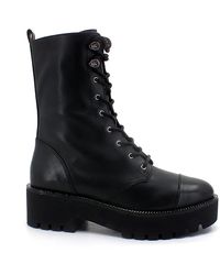Michael Kors - Bryce Leder Plateau Combat Boot - Lyst