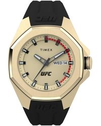 Timex - Accessoires ,Zwart ,Synthetisch Sporthorloge Met Band - Lyst