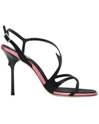 Roger Vivier - Satin Heeled Sandals - Lyst